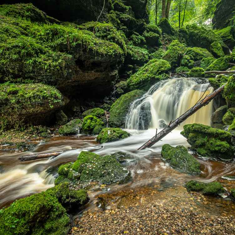 Allein in der Klamm