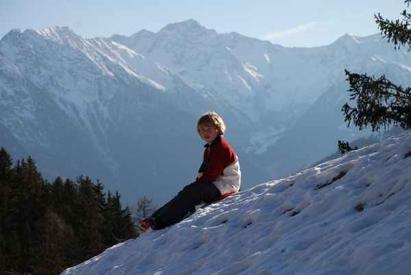 Sebi vor dem Start