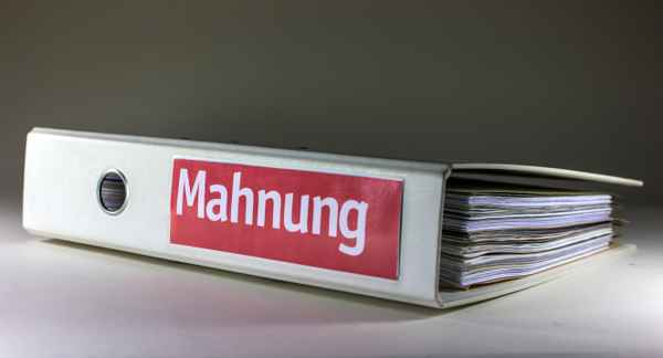 Ordner Mahnung