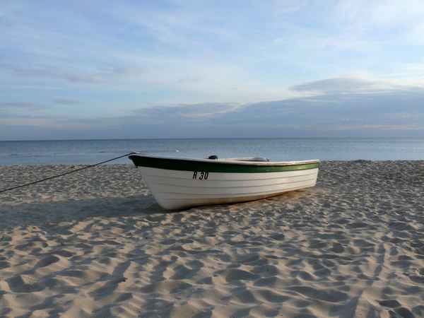 Boot an der Ostsee
