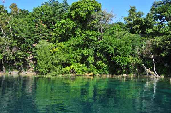 Lagune der 7 Farben in Bacalar (Mexiko)
