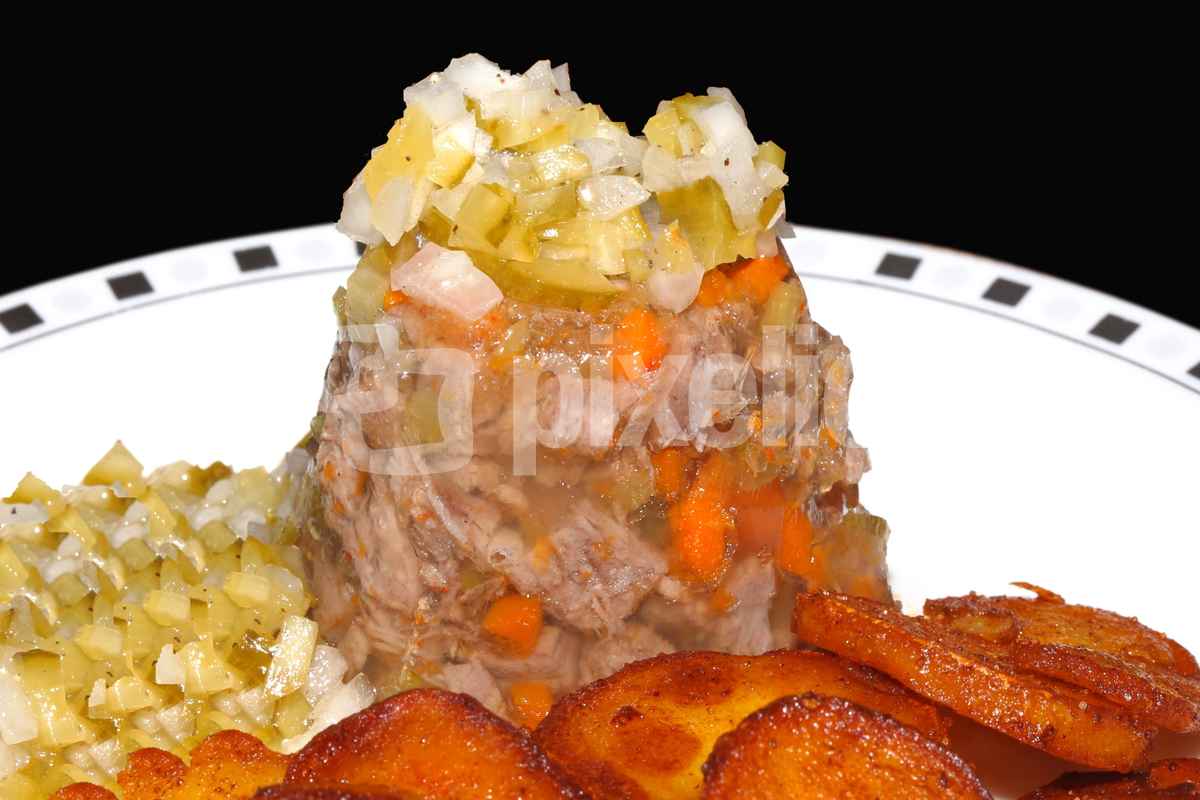 Rindfleisch in Aspik