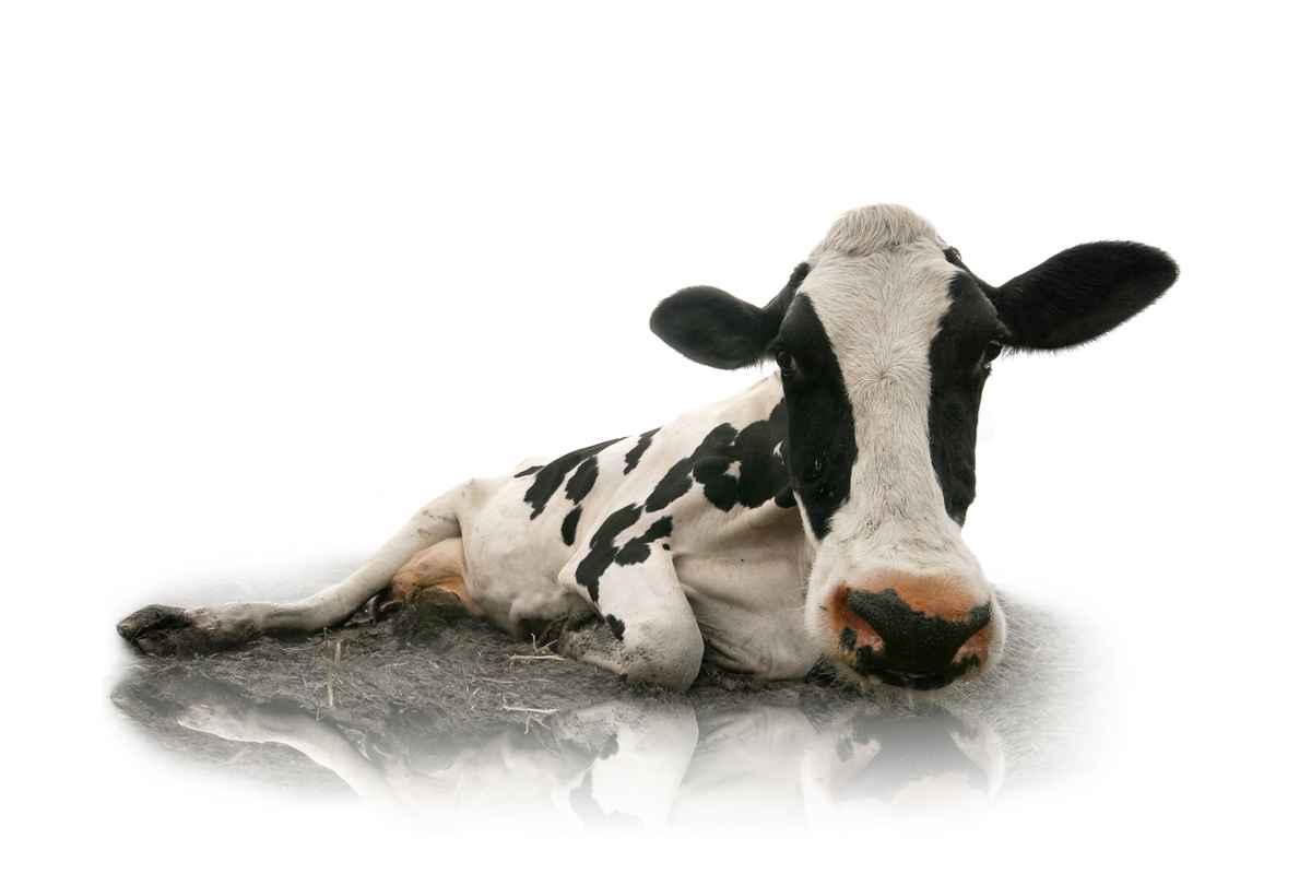 Schwarzweiß gefleckt.