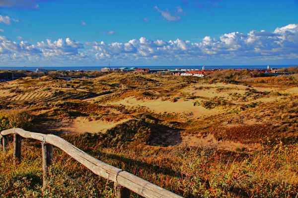 Dünenlandschaft im Herbst