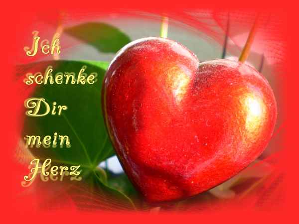 Aira's Postkarten - Ich schenke Dir mein Herz