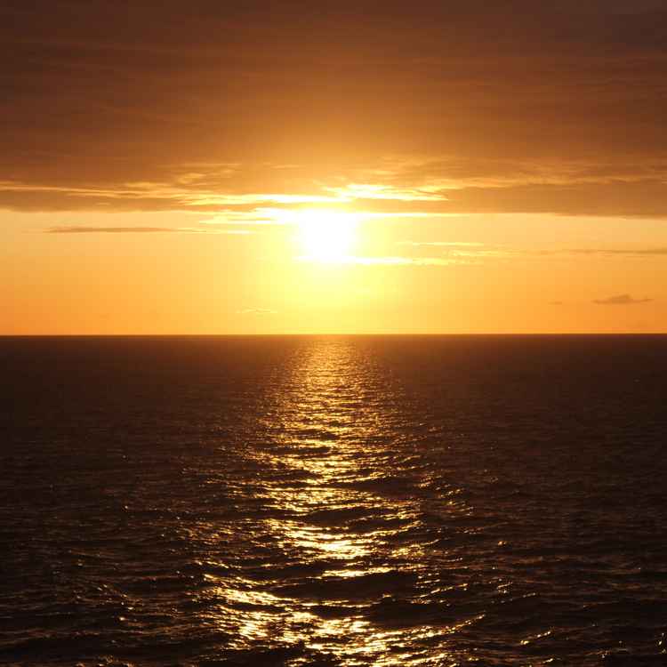 Sonnenuntergang an der Nordsee