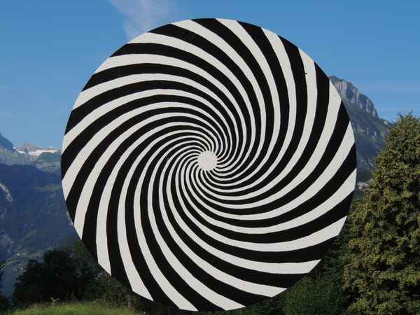 Runde Meditationsscheibe