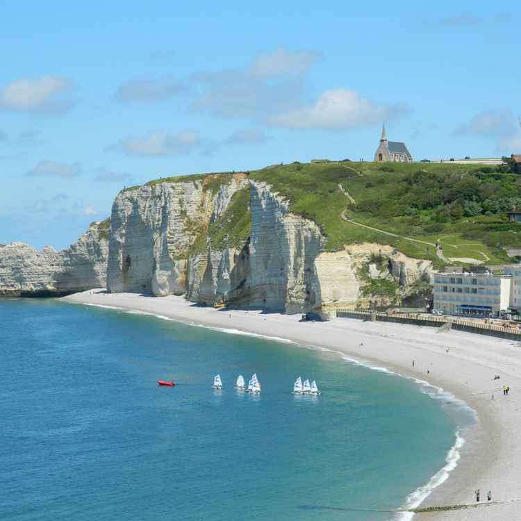 Traumurlaub Normandie - Kreidefelsen Étretat