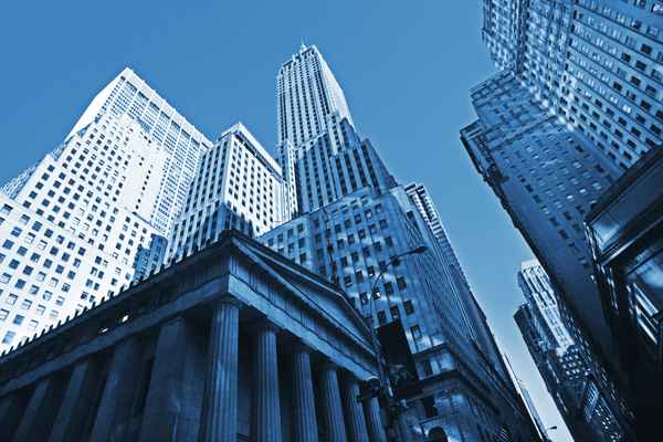 Manhattan - Finanzviertel Wallstreet Nassaustreet