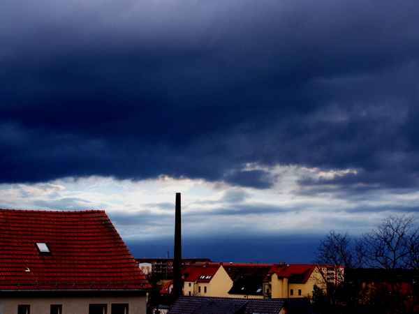 Gleich regnet`s!