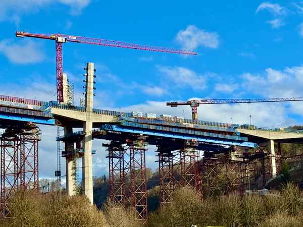 Autobahn-Hochbr&uuml;cke &uuml;ber den Neckar bei Horb_2