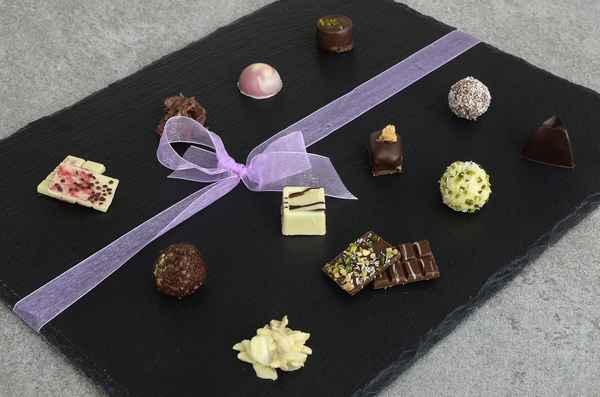 Hausgemachte Pralinen