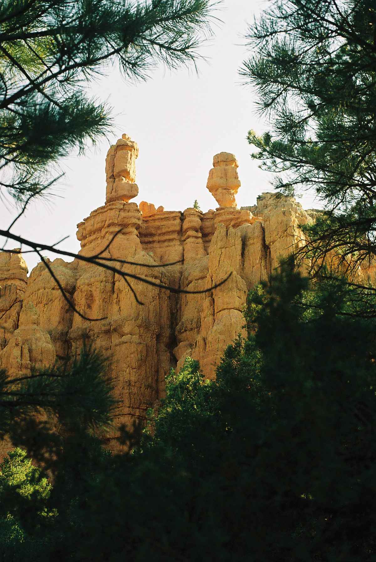 Wie werden diese beiden Figuren im Yellowstone Nationalpark genannt ?