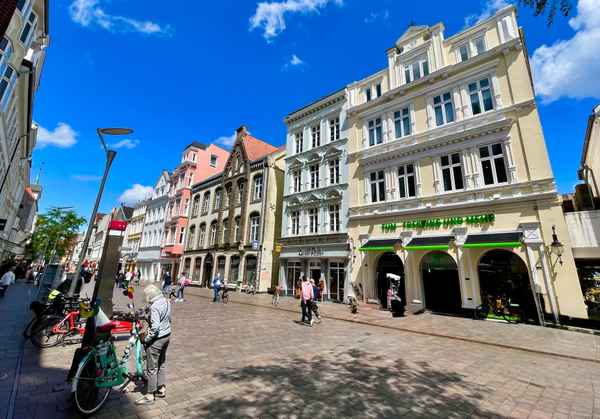 Altstadt von Flensburg im hohen Norden