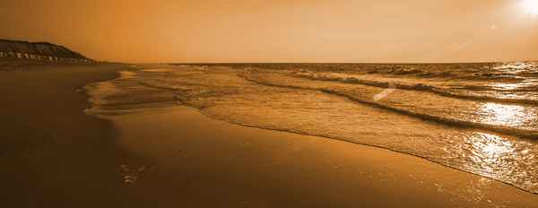 Sylter Strand im Abendlicht