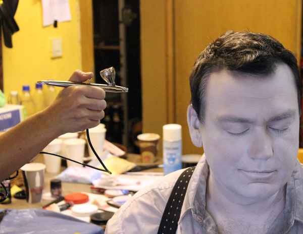 Vorbereitung Airbrush Halloween