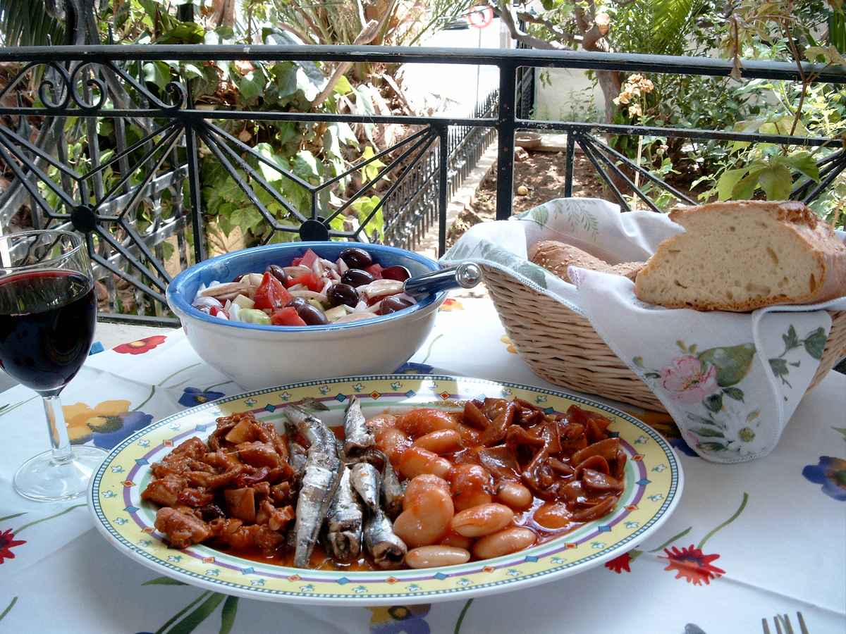leichte griechische Küche