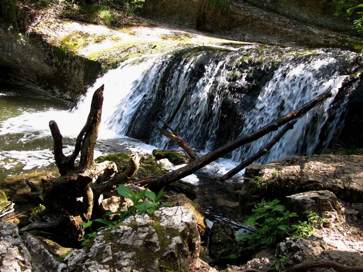 Idylle am Wasserfall