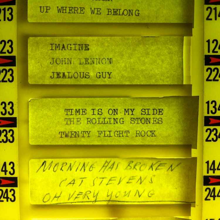 Musikbox Songauswahl