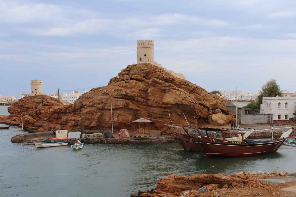 Oman -Schiffe bei Sur