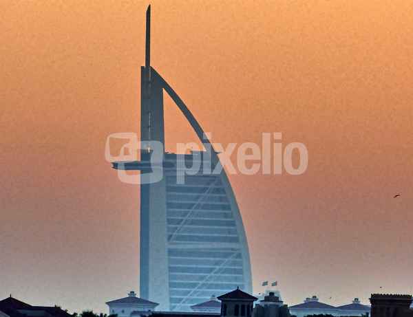 Burj al Arab im Morgengrauen