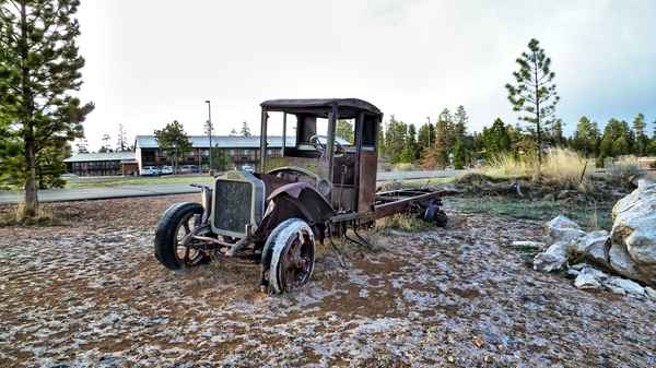 White Oldtimer Truck