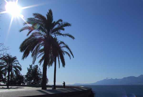 Dezembersonne im Golf von Antalya (Türkei)