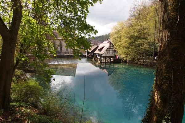 Am Blautopf in Blaubeuren