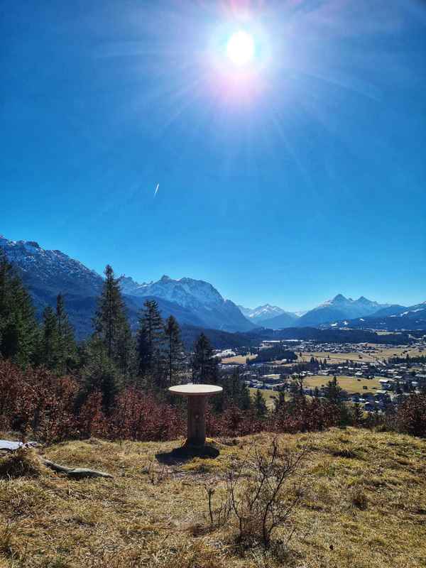 Tisch mit Aussicht