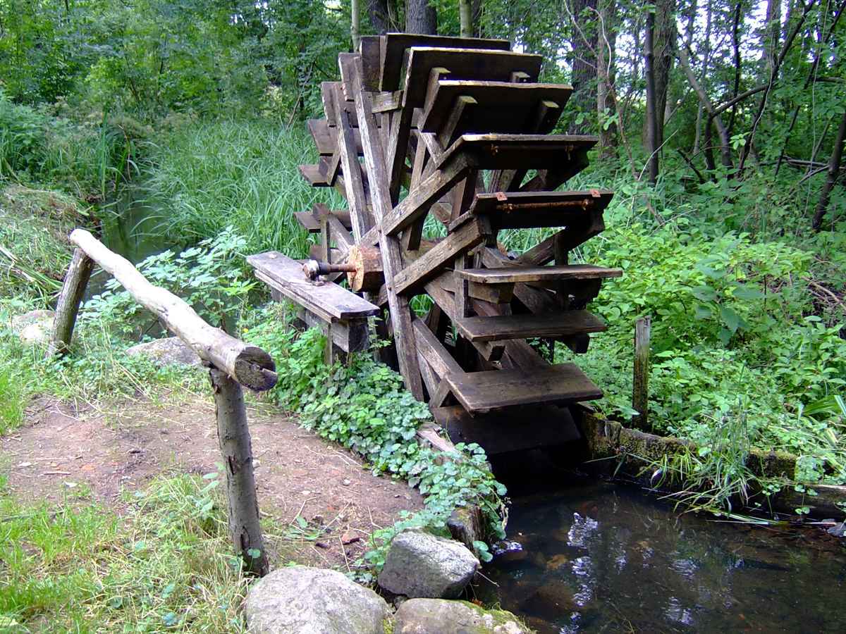 Einsames Mühlrad