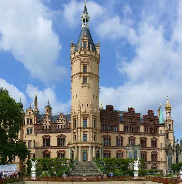 Rückseite Schloß Schwerin