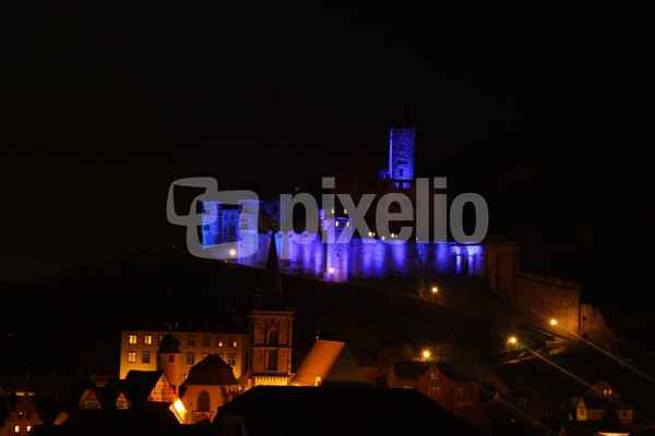 Burg Wertheim Aktionsbeleuchtung Diabetikertag