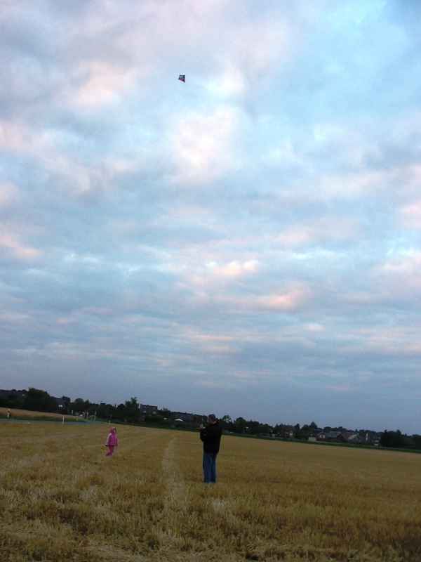 Drachen steigen lassen