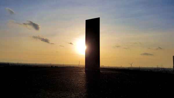 Sonnenuntergang auf der Halde