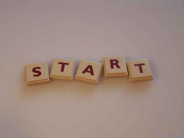 Wortbild Start