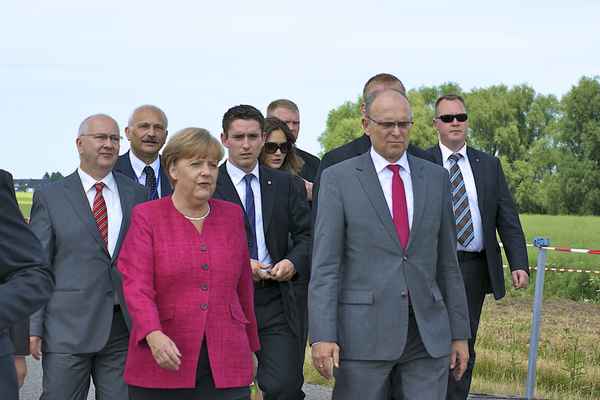 Auf dem Weg zum Festzelt