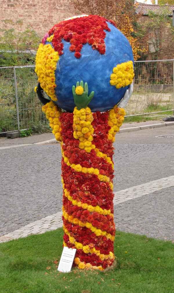 Eine Welt aus Chrysanthemen