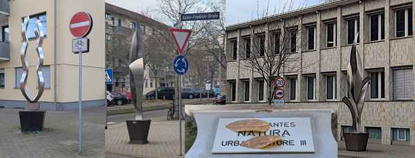 Urban Nature Skulpturen von René Dantes in Pforzheim