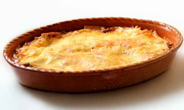 Ein Lasagnegericht