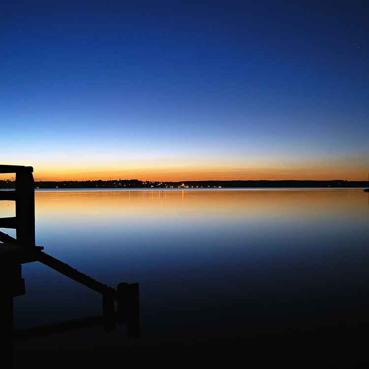 Blaue Stunde am Ammersee