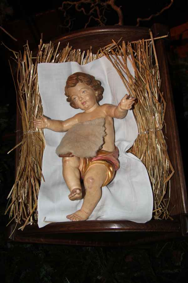 Christkind in der Weihnachtskrippe (Mondsee, OÖ)_2