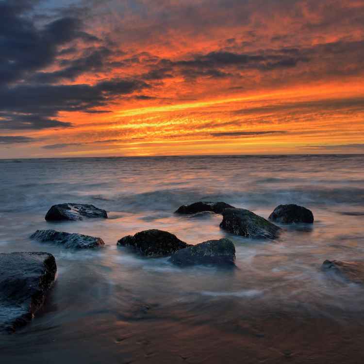 Der letzte Abend am Meer