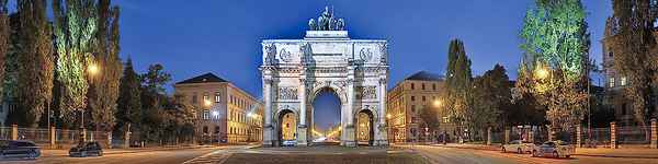 München Siegestor Panorama