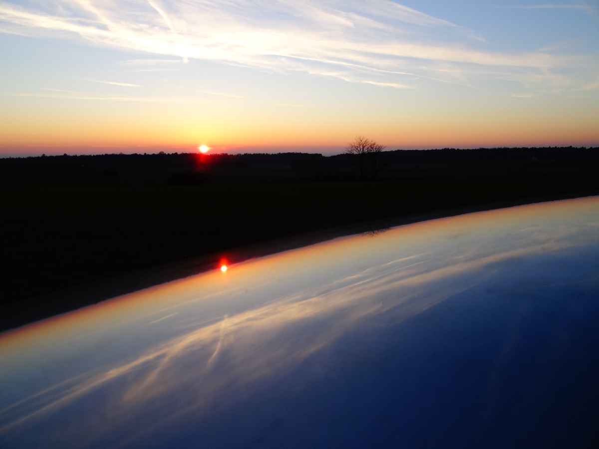 Spiegelung der Abendröte