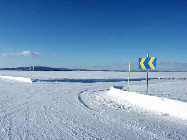 Ausfahrt Winter
