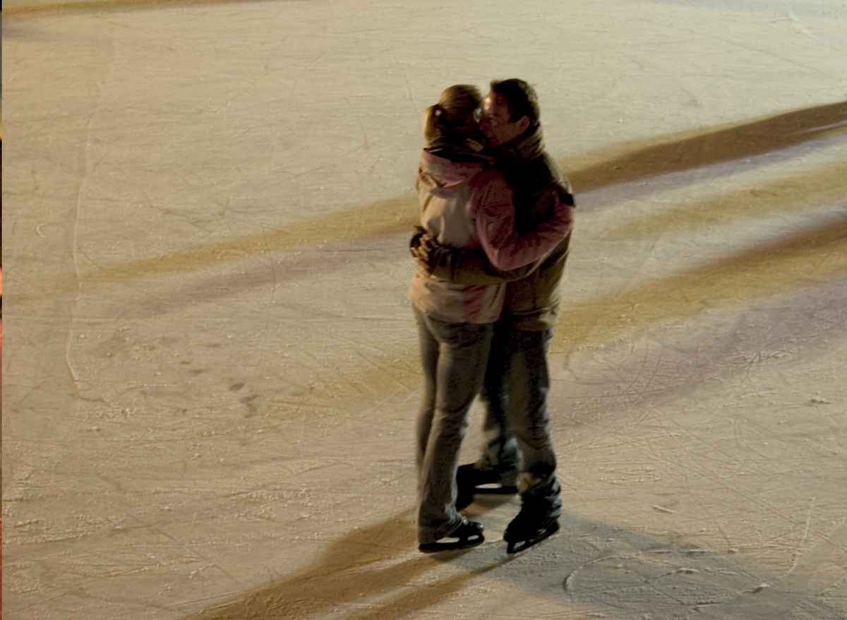 Pause auf dem Eisdancing