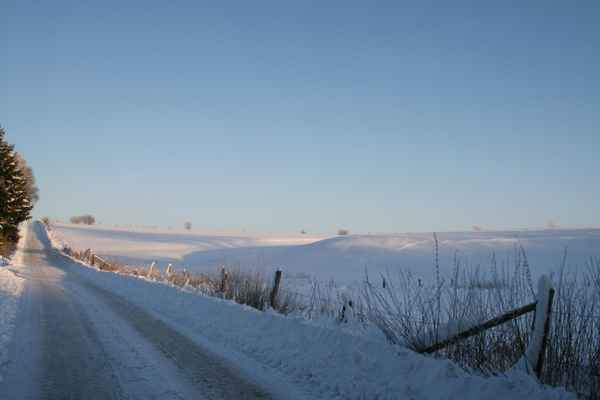 Schnee wohin man schaut