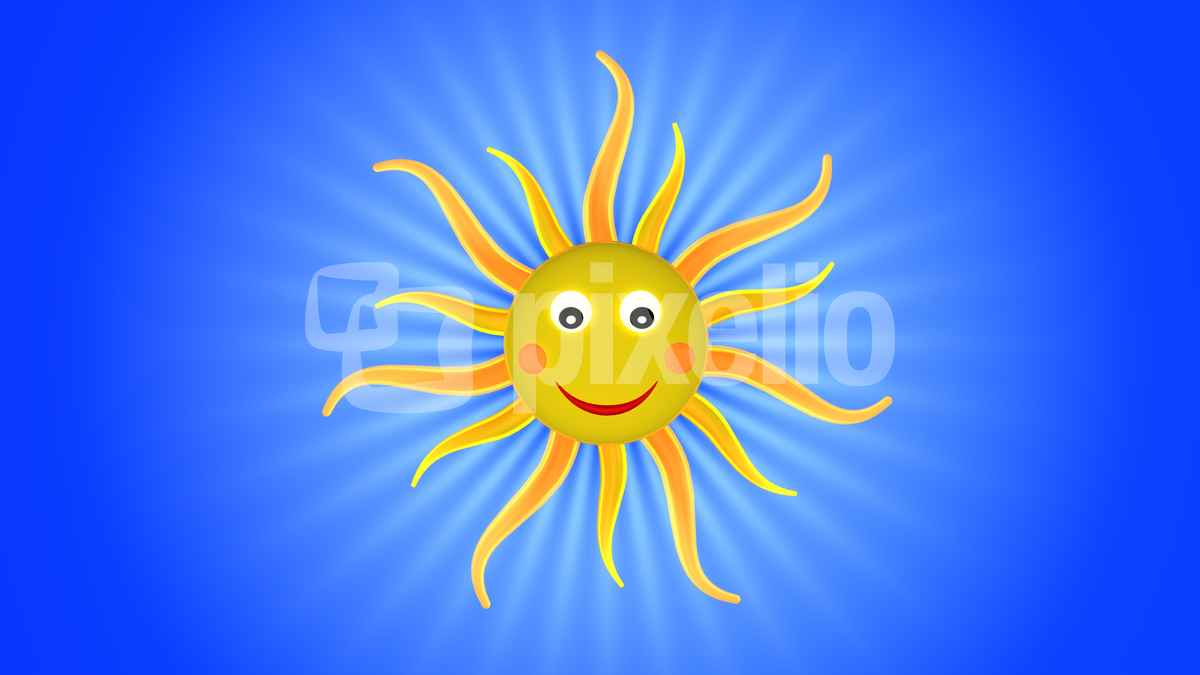 Die Sonne lacht