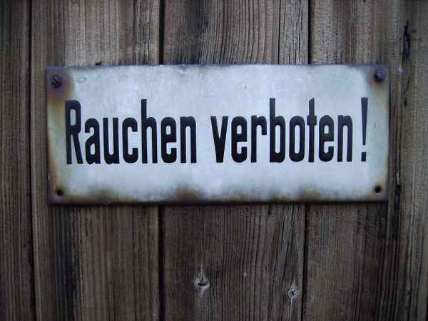 rauchen verboten
