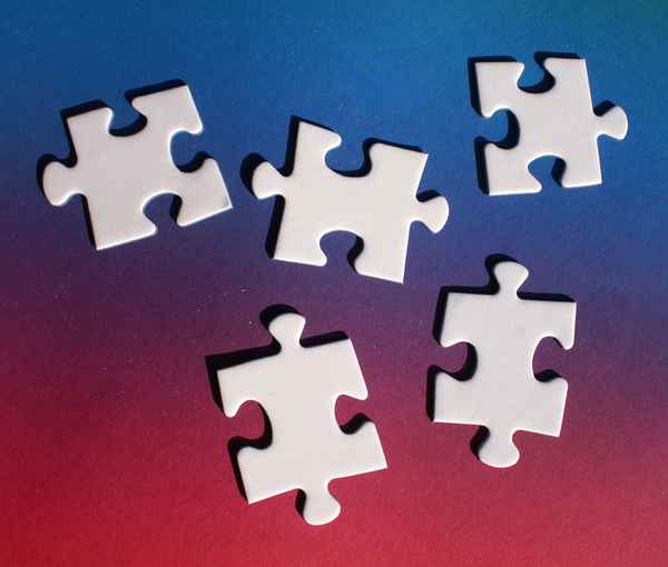 Puzzle weiß (3)